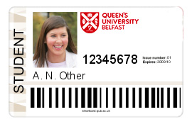 Example of, this in case, a student card. Bigger Image