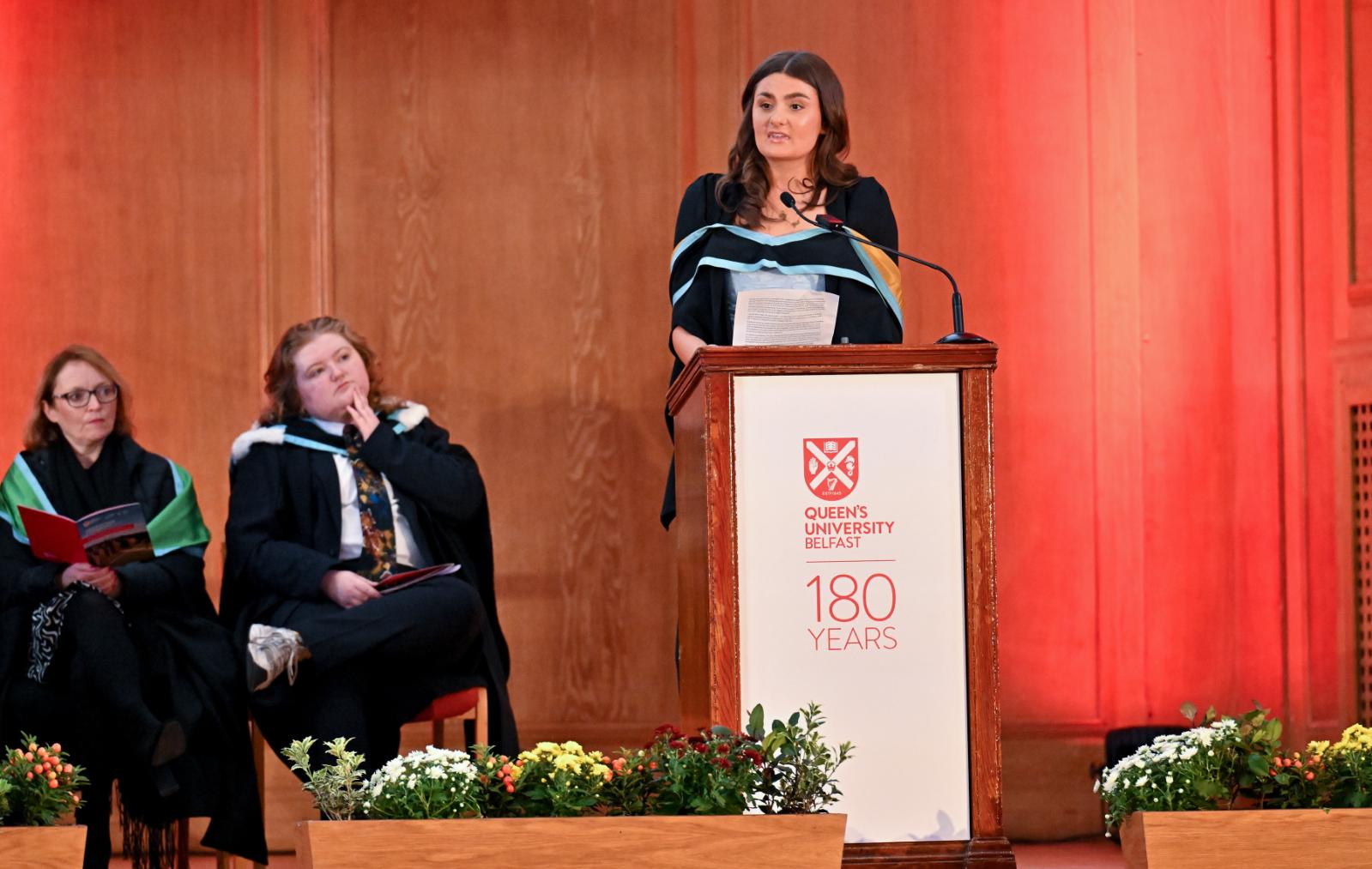 Emma McAllister at RCITY graduation