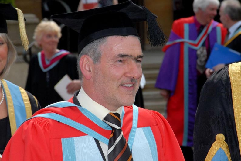 Mickey Harte Queen's Honorary Graduate procession