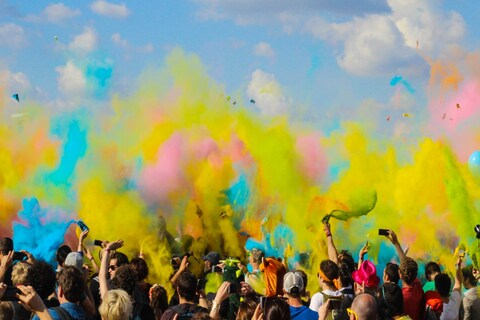 Holi celebrations