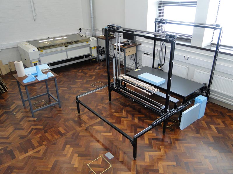 Complex prototyping equipment in a lab