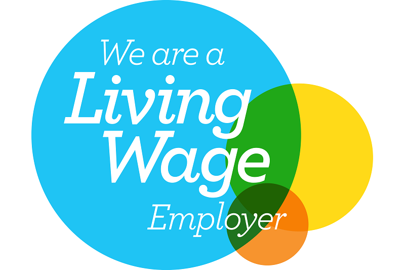 'We are a Living Wage employer' logo